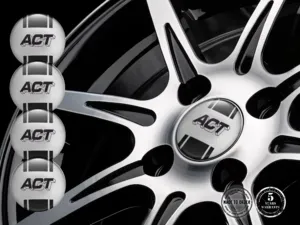 ACT Insignias de Rueda Estilo Pegatinas de Epoxi Premium